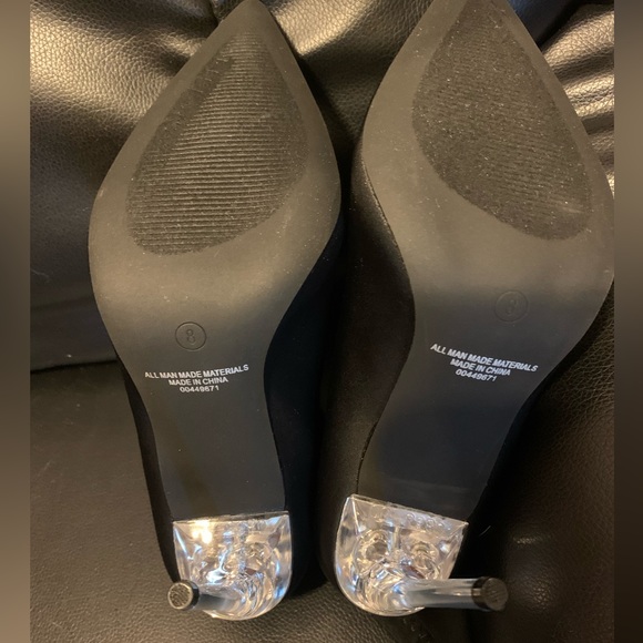 LILIANAS SHOES Size 8 Resha-2 Clear Heel Bootie - Picture 9 of 9